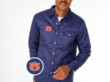 Load image into Gallery viewer, Auburn - Quilted Shacket - AU - Navy