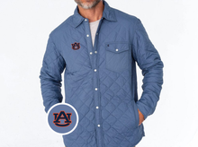 Load image into Gallery viewer, Auburn - Quilted Shacket - AU - Slate Blue

