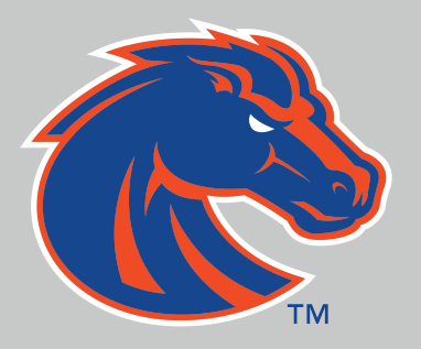 Boise State University - Corduroy Pearlsnap - Bronco - Charcoal