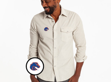 Load image into Gallery viewer, Boise State - Corduroy Pearl Snap - Bronco - Silver Fox
