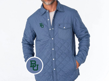 Load image into Gallery viewer, Baylor - Quilted Shacket - BU Interlock - Slate Blue
