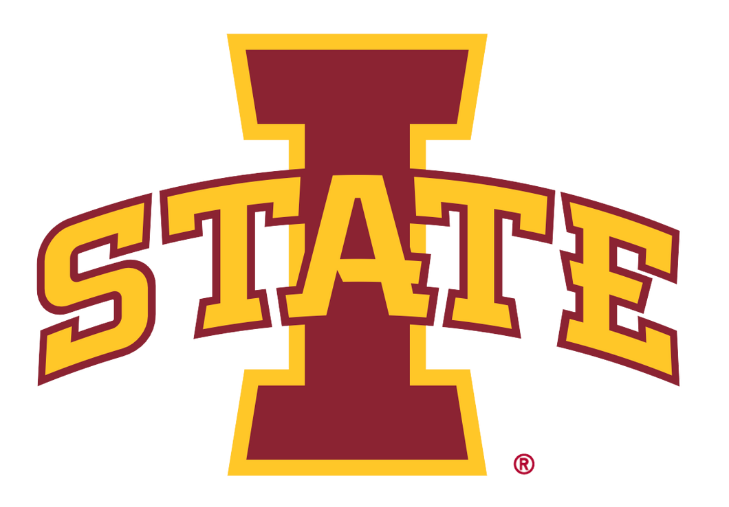 Iowa State University - Long Sleeve Players Shirt - I State - White