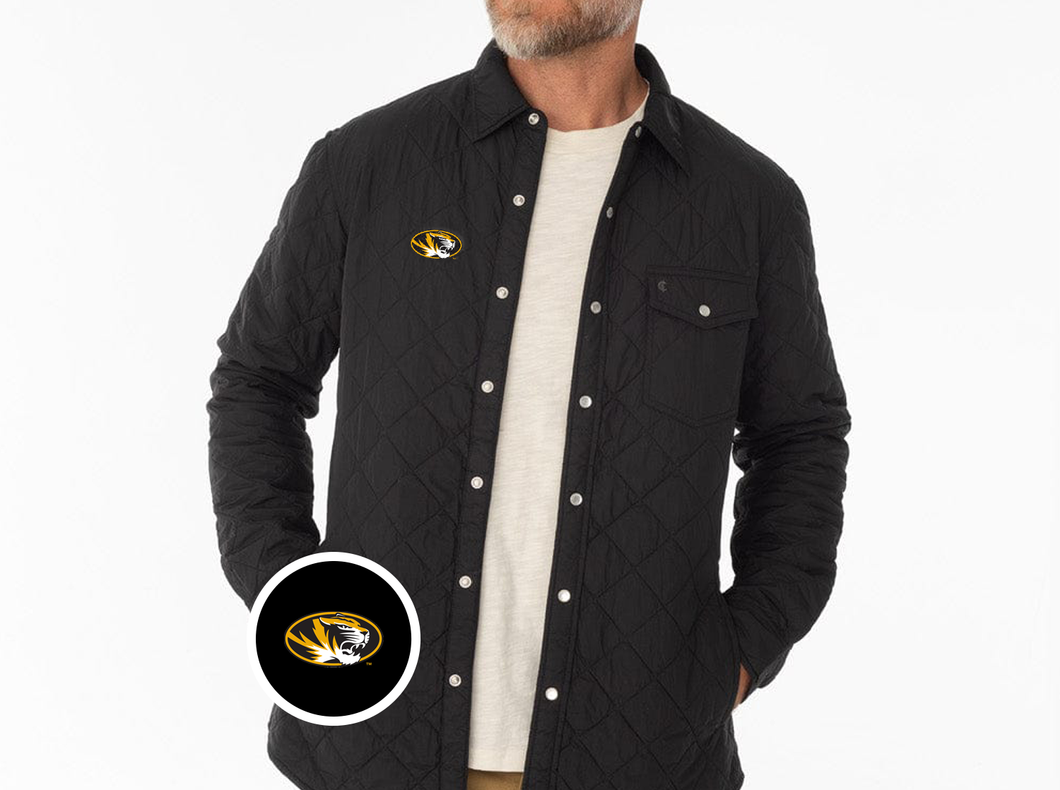 Missouri - Quilted Shacket - Tiger - Black -1