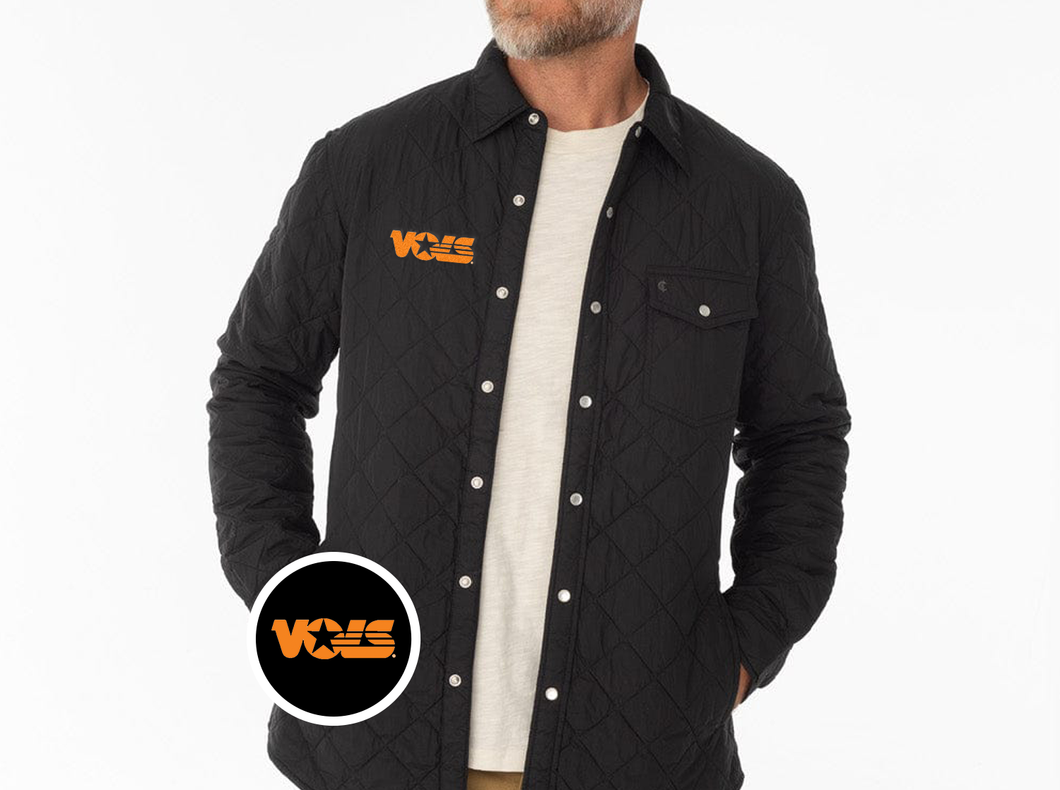 Tennessee - Quilted Shacket - Vols - Black -2
