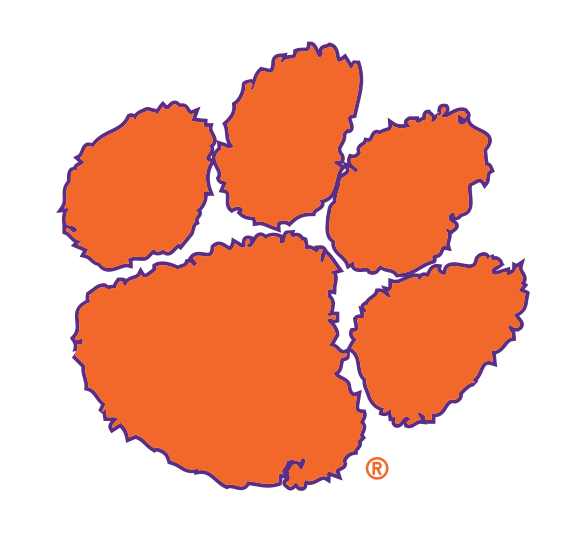 Clemson University - Corduroy Pearlsnap - Paw - Charcoal