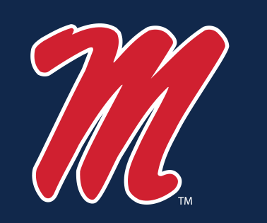 Ole Miss - Corduroy Pearlsnap - M - Navy