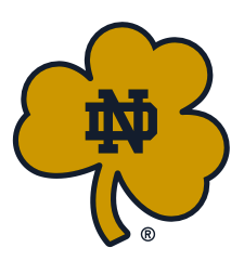 University of Notre Dame - Corduroy Pearlsnap - Shamrock - Charcoal