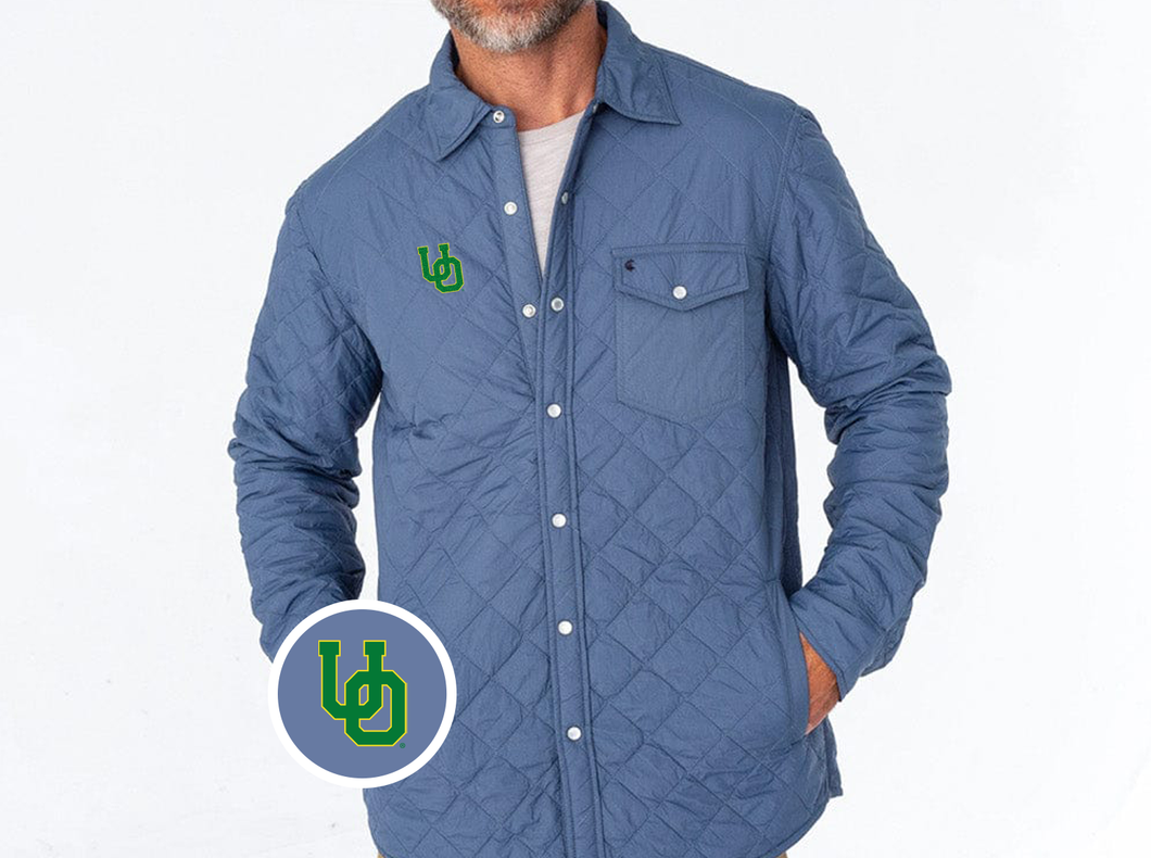 Oregon - Quilted Shacket - UO Icon - Slate Blue -1