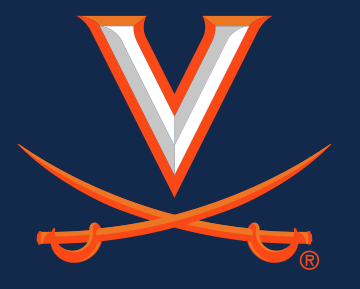 University of  Virginia - Corduroy Pearlsnap - V w/ Sword - Navy