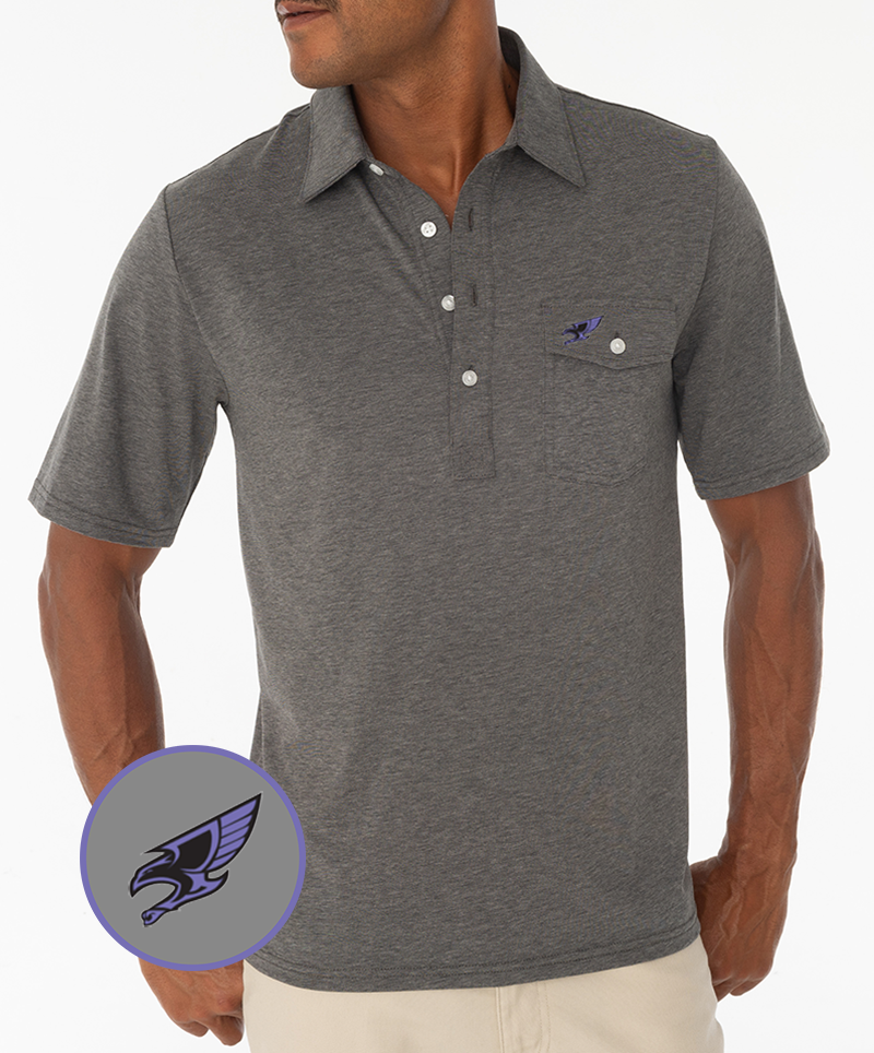 Four Points MS - Performance Players Shirt - Heather Grey